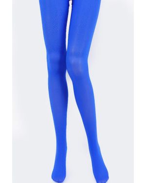 TRUEDAMES Fashnzfab Pure Sheer Tights - Blue