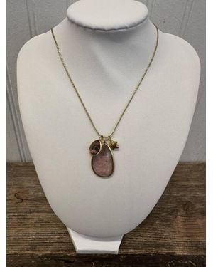 Pippa Small Jewellery 18K Double Colette Set Pendants With Star On Cord - Gray