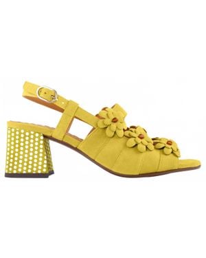 Chie Mihara Lely Slingback Strap Sandals - Yellow