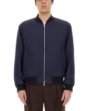 Dries Van Noten Reversible Bomber Jacket - Blue