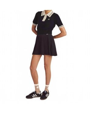 Malbon Golf Mikayla Knit Polo - Black