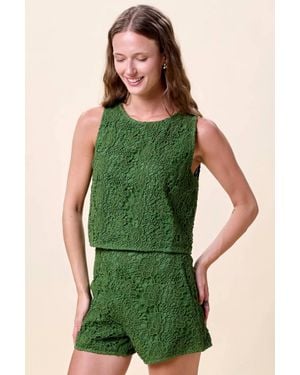Cleobella Adrienne Crop Top - Green