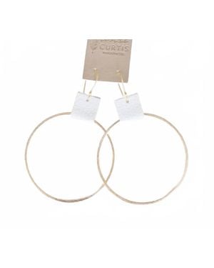 Leslie Curtis Grayson Earrings - White