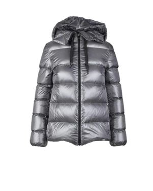 ANNIE PARIS Short Down Jacket - Gray