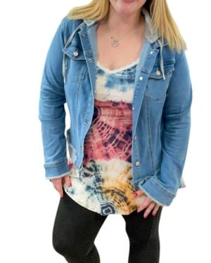 White Birch Denim Jacket - Blue