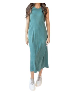 LALAMIA Charlee Knit Midi Dress - Blue