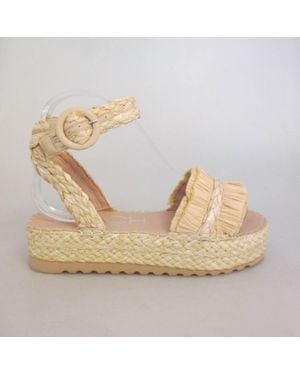 Matisse Raffia Platform Espadrille Sandal - Natural