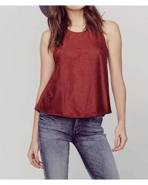 Blue Life In Love Tank Top - Red