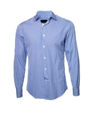 Lanvin Checkered Blouse - Blue