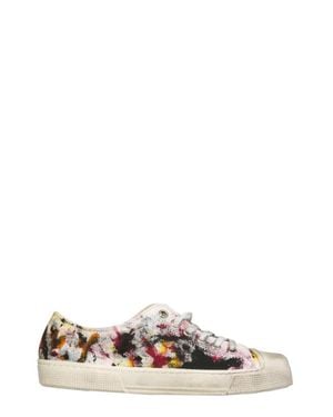 Gienchi Jean Michel Low Sneakers - White
