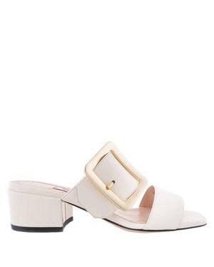Bally Bell Du Jour Jeny Leather Sandals - White