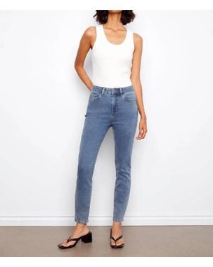 Charlie b Claudia Slim Leg Jeans - Blue