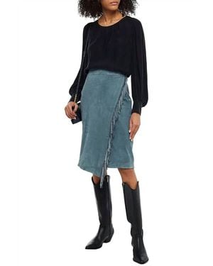 Veronica Beard Knee Length Skirt - Blue