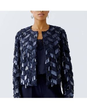 Ouí Sequin Jacket - Blue
