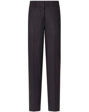 Cruna Tailored Fit Straight-Leg Pants - Blue