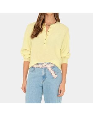 Xirena Griffin Pullover Sweater - Yellow