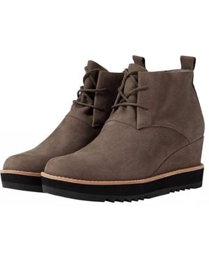 Eileen Fisher Capa Wedge Booties - Brown