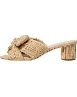 Loeffler Randall Emilia Low Pleated Knot Mule - White