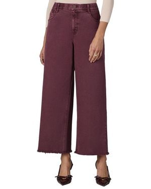 Wit & Wisdom Wyatt Round Up Wide Leg Boyfriend Jean - Purple