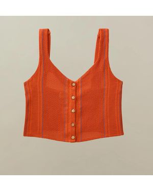 Road to Nowhere Sofia Tank Top - Orange