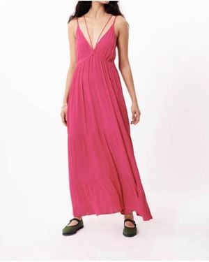 FRNCH Ana Maxi Dress - Pink