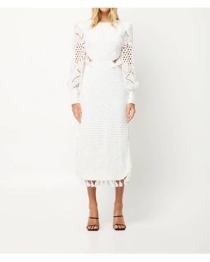 Elliatt Corsica Dress - White