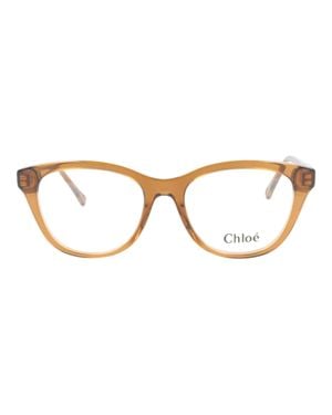 Chloé Cat Eye-Frame Bio Acetate Optical Frames - Brown