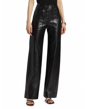 Cinq À Sept Benji Faux Leather Pants - Black