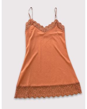 Only Hearts So Fine With Lace Chemette Camisole - Orange