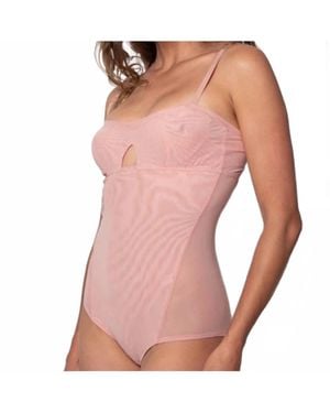 WE ARE HAH Under The Wire Bodysuit Copper - Pink