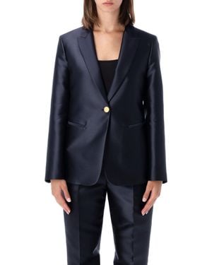 Alberta Ferretti Single-Breasted Tailored Jacket - Blue