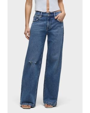Hudson Jeans Rylee Low Rise Loose Pant - Blue