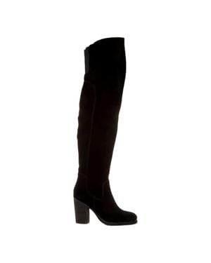 Kelsi Dagger Brooklyn Logan Over The Knee Boot Loganvt - Black
