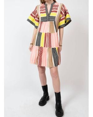 Uncle Frank Aztec Print Dress - Multicolor