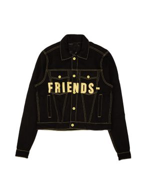 Vlone(GOAT) Friends Denim Jacket - Black