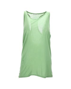 Acne Studios Scoop Neck Sleeveless Tank Top - Green