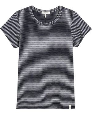 Rag & Bone The Slub Stripe Tee, Salute - Blue