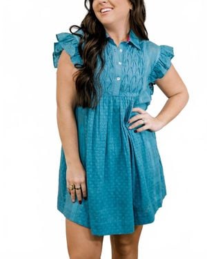 Layerz Clothing Skyler Dress - Blue