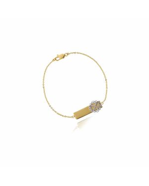 Georgina Jewelry Signature Flower Necklace - Metallic