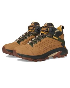 Merrell Moab Speed 2 J038425 Tan Waterproof Hiking Boots Zogg3300 - Brown