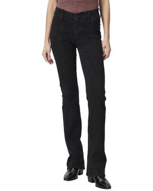 PAIGE Manhattan Slim Boot Jean - Black