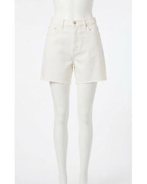 Z Supply Porter Denim Short - White
