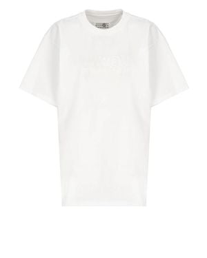 MM6 by Maison Martin Margiela Cotton T-Shirt - White