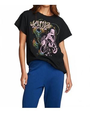Chaser Brand Retro Janis Joplin Top - Black