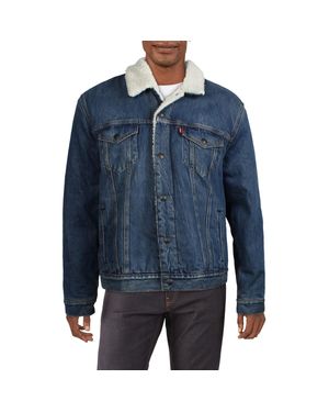 Levi's Faux Fur Lined Denim Denim Jacket - Blue