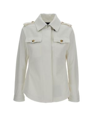 Fay Utility-Inspired Shirt Jacket - Gray