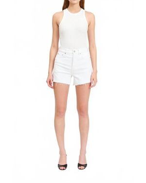 DAZE Bottom Line Short - White