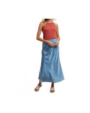 Wishlist Amory Midi Skirt - Blue