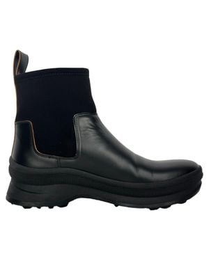 Jil Sander Chelsea Ankle Boots - Black