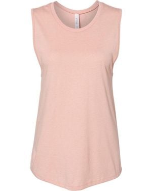 Bella Canvas Jersey Muscle Tank - Pink